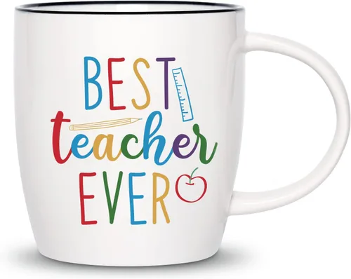 Vista 10 de CARAKNOTS Regalos de Apreciación para Profesoras Taza de Café Regalos para Profesores para el Día de San Valentín Cumpleaños Graduación Navidad