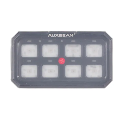 Vista 5 de Auxbeam Cubierta impermeable del panel de interruptores Funda protectora de silicona transparente para panel de interruptor de 8 bandas RA80 XL RB80