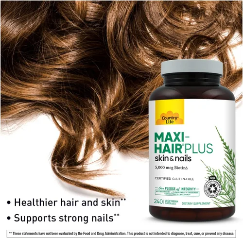Vista 5 de Country Life Maxi-Hair Plus 240 tapas vegetales