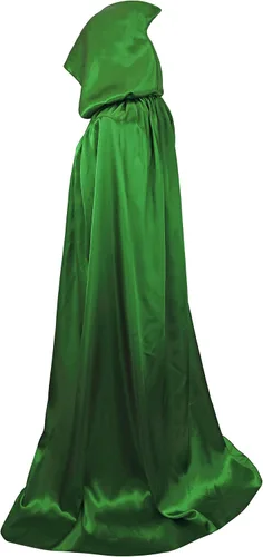 Vista 16 de VGLOOK Capa unisex con capucha para Halloween, Navidad, disfraces y fiesta Negro