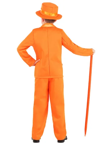 Vista 2 de Chaqueta de esmoquin naranja infantil Multicolor