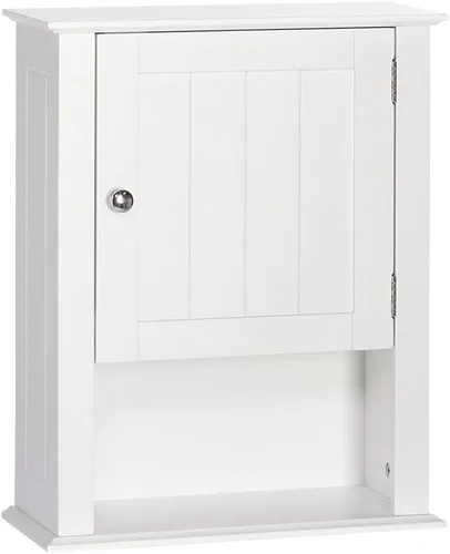 Vista 8 de RiverRidge Ashland pared de una sola puerta, gabinete gris, gris