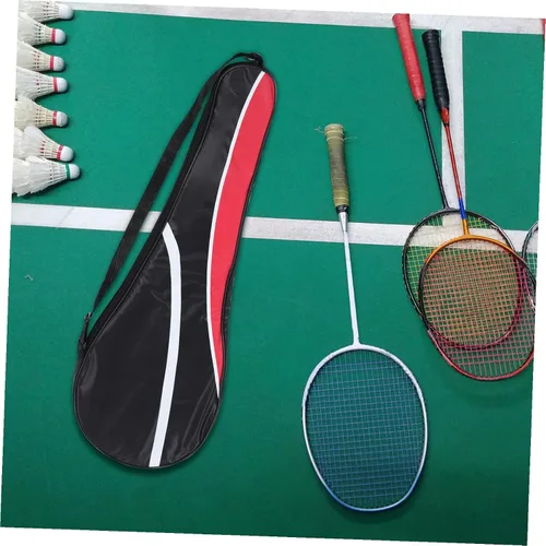 Vista 7 de Toddmomy Bolsa de raqueta de bádminton Tenis Negros Niños Traje Sudor Bádminton Raqueta Cubierta Raqueta Organización Bolsa Organizador Hombre