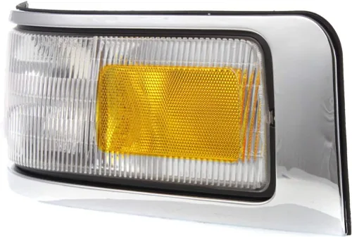 Vista 3 de Para Lincoln Town Car 1995 1996 1997 Luz de esquina lado del conductor w/logotipo de sangría Reemplazo para FO2550132 F5VY15A201B