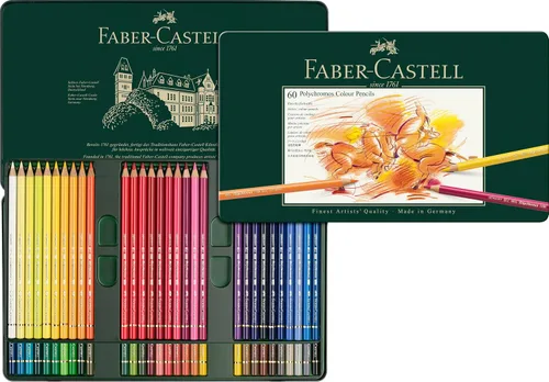 Vista 5 de Faber-Castell Art & Graphic Polychromos - Lápiz de color, multicolor, rollo de 34, para arte, manualidades, dibujo, bocetos, hogar, escuela