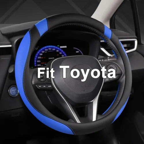 Vista 10 de West Llama - Funda para volante de automóvil personalizada para Toyota Prius, 86, 13.75-14.25 pulgadas