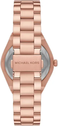 Vista 3 de Michael Kors Lennox- Reloj de acero inoxidable con tres manecillas