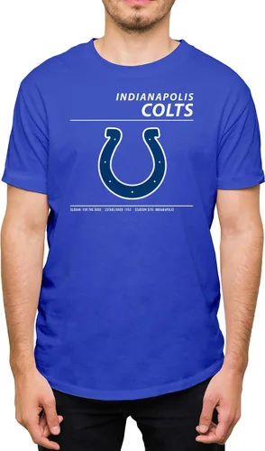Vista 11 de Hybrid Sports NFL - Team Logo and Stats - Adult Unisex Short Sleeve Fan T-Shirt for Men and Women - Officially Licensed