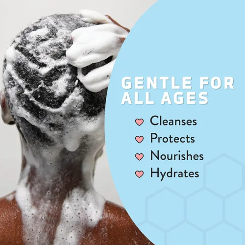 Vista 4 de PSORIASIS HONEY Champú renovador – Tratamiento de piel cabelludo seca y picazón – Champú de psoriasis con aceite de argán para mujeres y hombres