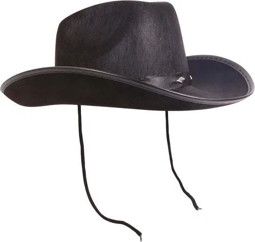 Vista 5 de Sombrero de fieltro Kangaroo de vaquero con tachas, Estándar, Negro