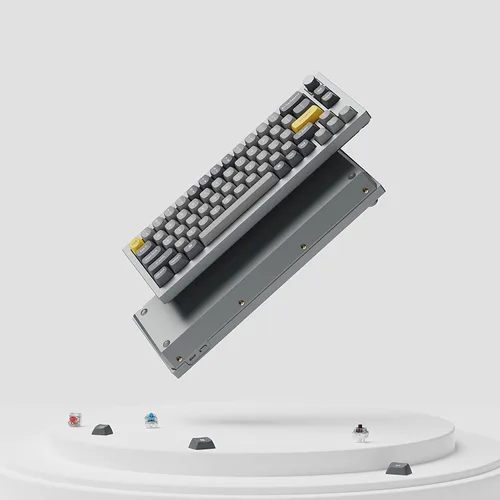Vista 8 de Keychron Q2 QMKVIA - Versión de perilla de teclado mecánico con cable, diseño de 65% intercambiable en caliente, macro programable personalizado