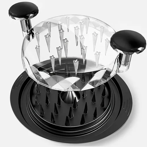 Vista 9 de Herramienta de trituración de pollo Twist, trituradora grande de pollo de 11" de servicio pesado, máquinas de molinillos de carne, libre de BPA