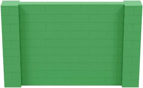 Vista 35 de EverBlock Kit de pared de 5 x 4 pies Bloques de construcción modulares Sistema de pared para edificios, pantallas y estructuras Divisor