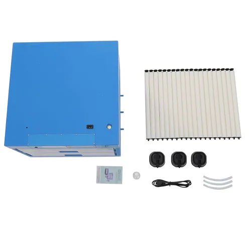 Vista 7 de Incubadora de 128 huevos con giro automático de huevos y control de humedad, incubadoras de uso general de 2 capas para incubar huevos con giro