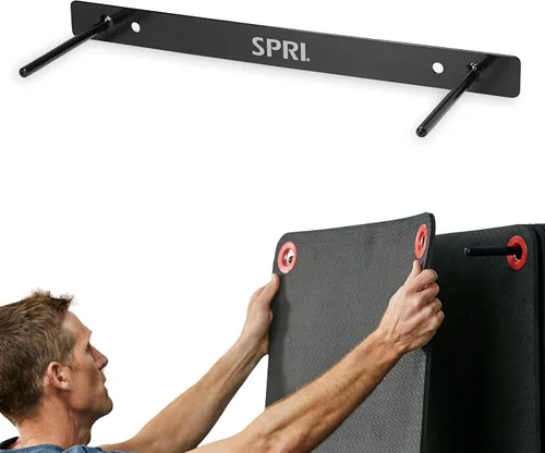 Vista 7 de SPRI Hanging Exercise Mats for Gyms, Closed-Cell Foam Yoga & Fitness Mats with Grommets, Thick Workout Mats for Studios & Group Fitness Classes