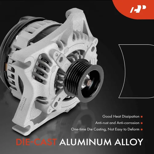 Vista 4 de A-Premium Alternador compatible con Ford F-150 F150 2009-2010 4.6L, 12V 135A polea de 6 ranuras en el sentido de las agujas del reloj, reemplazo #