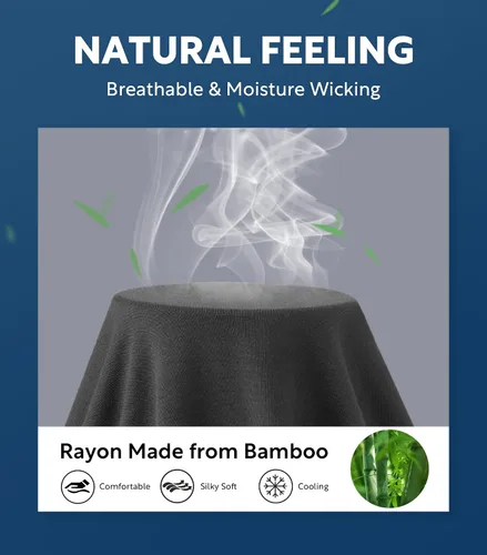 Vista 4 de Separatec Ropa interior para hombre con bolsa transpirable de rayón refrescante hecha de ropa interior de bambú, doble bolsa para hombre, paquete