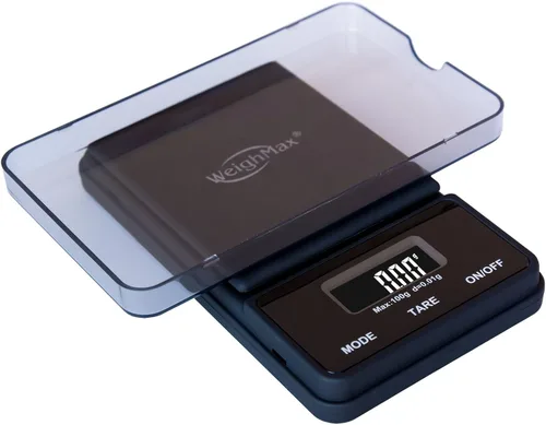 Vista 2 de Weighmax Dream Series - Báscula digital de bolsillo, 100 x 0.00 oz, color negro