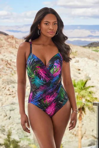 Vista 5 de Miraclesuit Traje de baño Caliente Tropica Bonita con aros y control de abdomen de una pieza para mujer