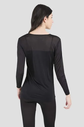 Vista 2 de Terramar Thermasilk Pointelle Scoop para mujer