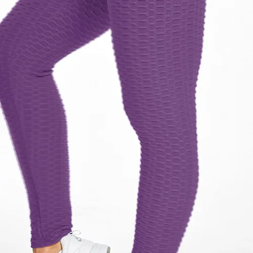 Vista 4 de MNBCCXC Correr Cadera Fitness Ejercicio Yoga Burbujas Pantalones de Cintura para Mujer Pantalones de Yoga Alto Pantalones de Yoga Pantalones Cinturon