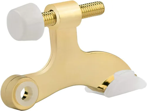 Vista 12 de HOMOTEK Paquete de 12 Topes de Puerta de Latón Antiguo de Pasador de Bisagra, Tope de Puerta Ajustable de Lujo Resistente de 2-1/2"x1-3/4