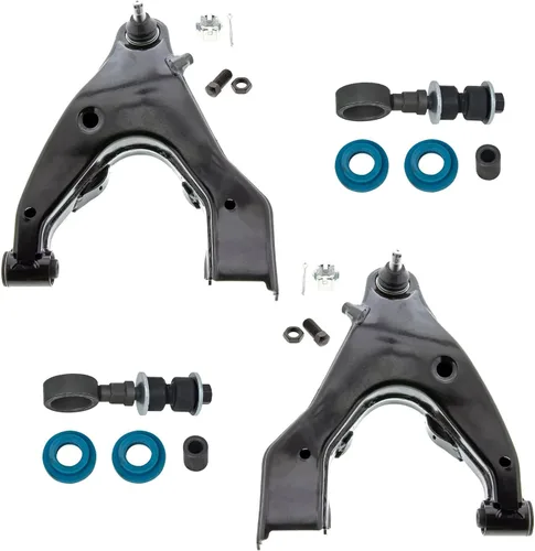 Vista 212 de Detroit Axle - Kit de brazos de control delantero para Acura 2004-2008 TSX 2003-2007 Honda Accord, 2 ensamblajes de brazos de control inferiores 2