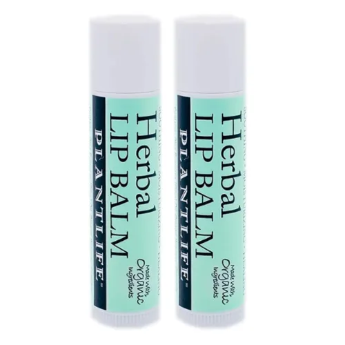 Vista 6 de Plantlife Herb P Lip Balm - Paquete de 2 – Hecho Orgánico con cera de abejas, caléndula y manzanilla – Bálsamo calmante para labios agrietados