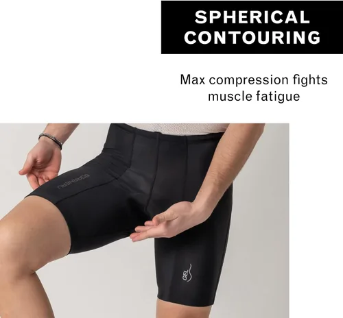 Vista 4 de Louis Garneau Pantalones cortos clásicos de gel para hombre con relleno