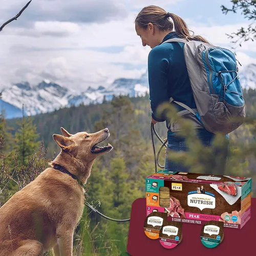 Vista 7 de Nutrish Peak Protein - Paquete variado de alimentos húmedos para perros, alto en proteínas, sin granos, tazas de 3.5 onzas (paquete de 9), 2