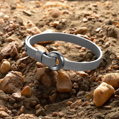 Vista 5 de MVMT Circuit - Pulsera de cuero para hombre