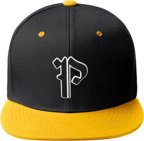 Vista 1383 de Daxton Gorra clásica con visera de billete plano con letras del alfabeto inglés antiguo de la A a la Z