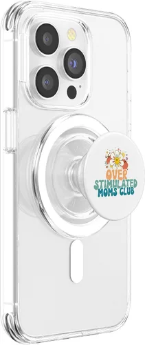 Vista 3 de Groovy Sobreestimulated Moms Club - Divertidos PopSockets MagSafe PopGrip para iPhone