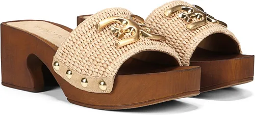 Vista 3 de Sam Edelman Sandalias Francina de cuña para mujer, Natural