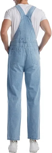 Vista 3 de XiskCan Fashion Men's Denim Overalls, FZ-OV