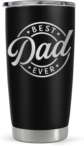 Vista 11 de SANDJEST Vaso con aislamiento para viajes, el mejor set de regalo para el mejor abuelo de todos, para papá, abuelo - Taza de 20 oz - Gran regalo