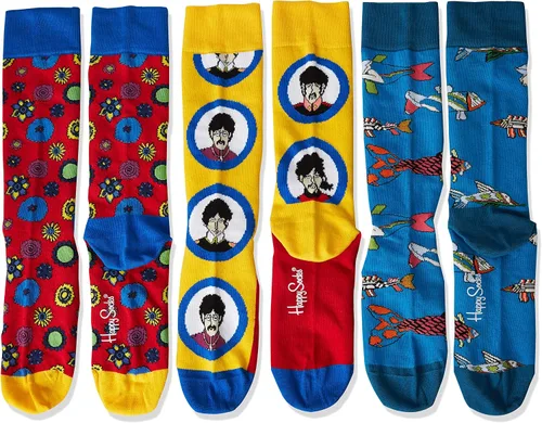 Vista 2 de Happy Socks x The Beatles - Caja de regalo unisex 3