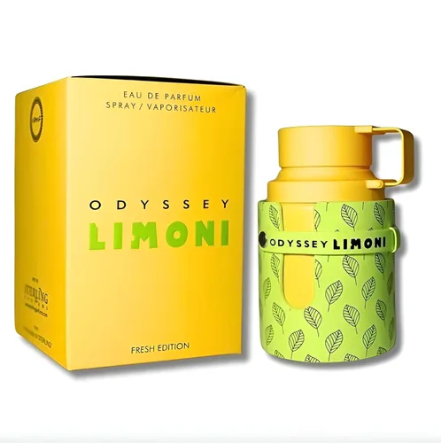 Vista 2 de Armaf Odyssey Limoni Fresh - Eau de Parfum en espray unisex, 3.4 onzas