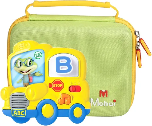 Vista 7 de Estuche de transporte de almacenamiento compatible con el juego de letras magnéticas Leapfrog Fridge Phonics, amarillo, solo funda