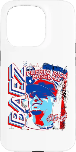 Vista 13 de Funda para iPhone 11 Javier Baez International Baseball Puerto Rico MLBPA