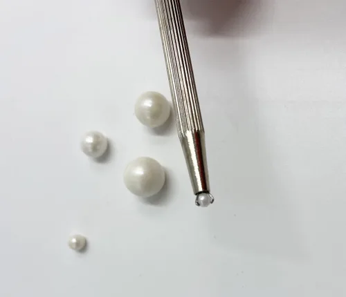 Vista 6 de Bolígrafo de espolvoreo, agarrador de perlas, herramienta de recogida de cuentas de caramelo de azúcar, soporte para grageas con 4 puntas