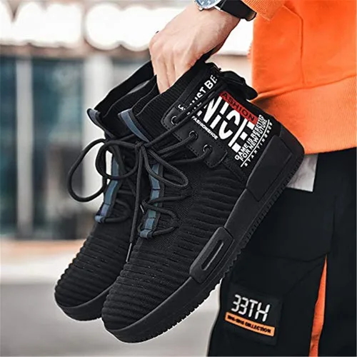 Vista 5 de Tenis a la moda para hombre, tenis para correr, tenis para caminar, uso casual, practicar deportes