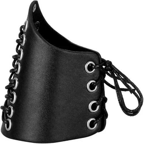 Vista 4 de Brazaletes vikingos de cuero con armadura LARP en relieve, amuleto de talismán nórdico para hombres y mujeres, regalos de un par, Adjustable