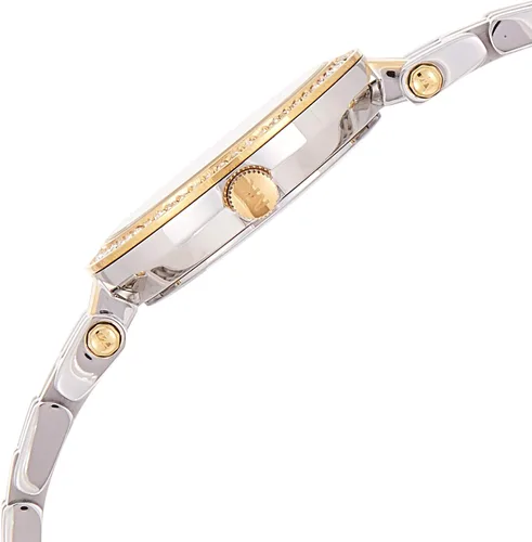Vista 3 de Michael Kors MK3323 Mini Darci Reloj de pulsera de acero inoxidable de dos tonos para mujer, Moderno