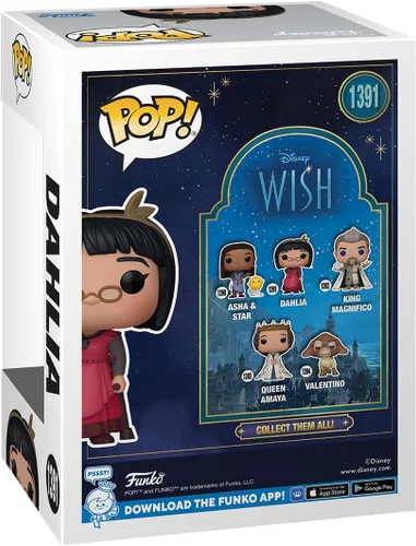 Vista 3 de Funko Pop! Vinyl: Disney Wish - Dahlia - Figura de vinilo coleccionable - Idea de regalo - Producto oficial - para niños y adultos - fanáticos