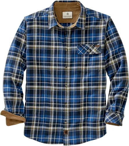 Vista 14 de Legendary Whitetails Camisa de franela de manga larga con botones para hombre, 100% algodón