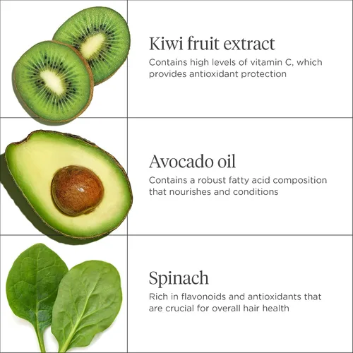 Vista 5 de Briogeo Superfoods Avocado + Kiwi Mega Moisture Hair Mask Protein-Free Deep Conditioning Treatment for Dry Hair Silicone-Free Vegan &