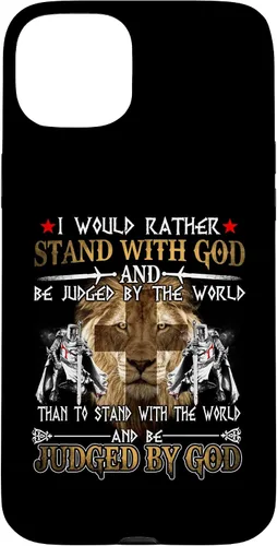 Vista 9 de I Would Rather Stand with God Knight Templar Case for iPhone 17