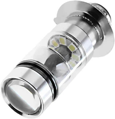Vista 5 de Bombillas LED H6M para faros delanteros, 100 W, 6000 K, color blanco, para Honda CRF RANCHER Kawasaki BAYOU PRAIRIE Yamaha YFZ450R Rhino 700 Raptor