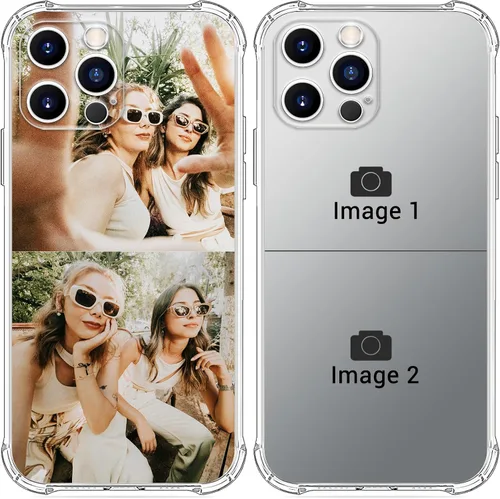Vista 7 de Funda de teléfono con imagen personalizada para iPhone 17/16/15/14/13/12/11 y modelos (Air/Pro/Pro Max/Plus/Mini/XR/XS) - con bolsa de aire
